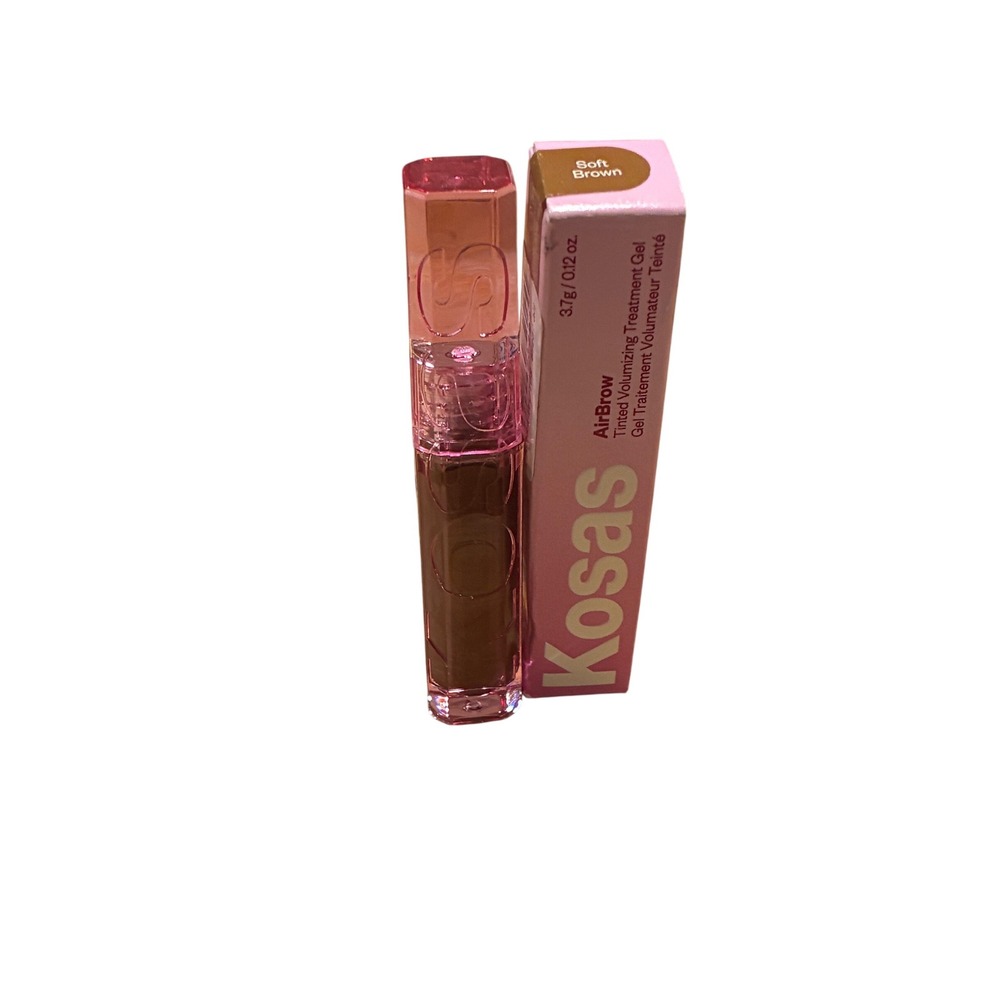 Kosas AirBrow Tinted Volumizing Treatment Gel Soft Brown 3.7g NIB